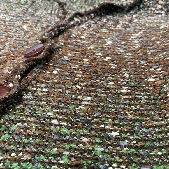 BCBGMaxAzria Ombre Knit Button Front Cardigan Sweater Brown Green Size M - Picture 11 of 13